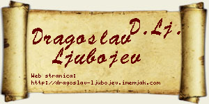 Dragoslav Ljubojev vizit kartica